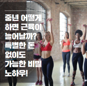 근육량 증가