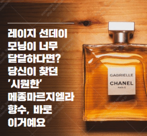 메종마르지엘라 향수 추천