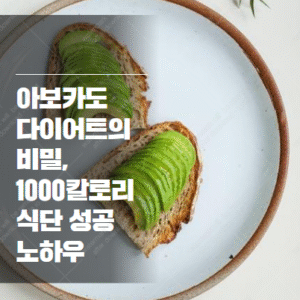 1000칼로리 식단 